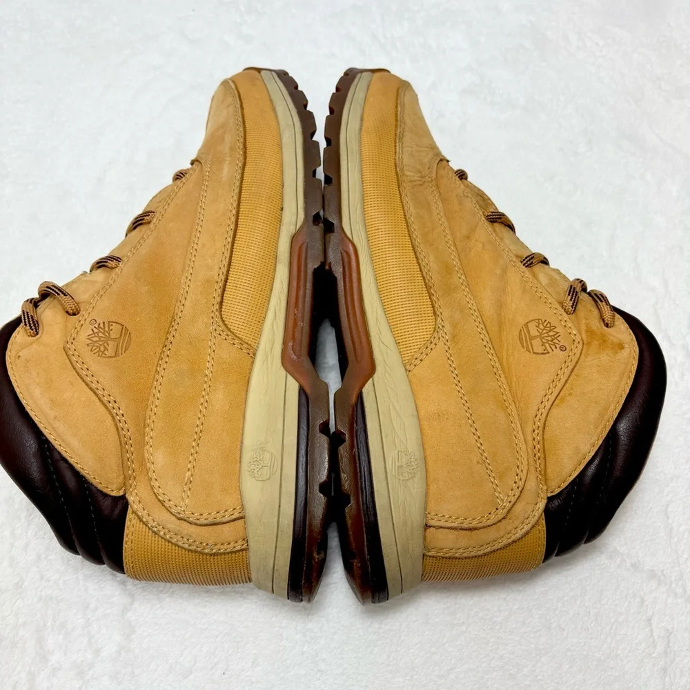 Timberland‎ Euro Dub Men's Tan Leather Boots Size 10M